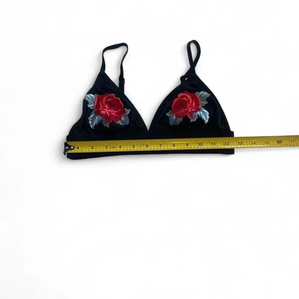 Victorias Secret black embroidered